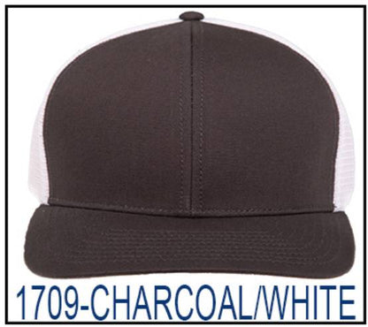 Newhattan 6 Panel Trucker Hat Cap 1709