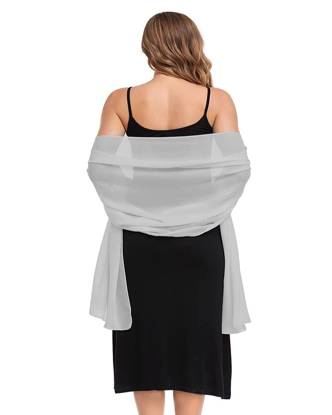 Lightweight Chiffon Shawls Scarves Wraps Sarong M21