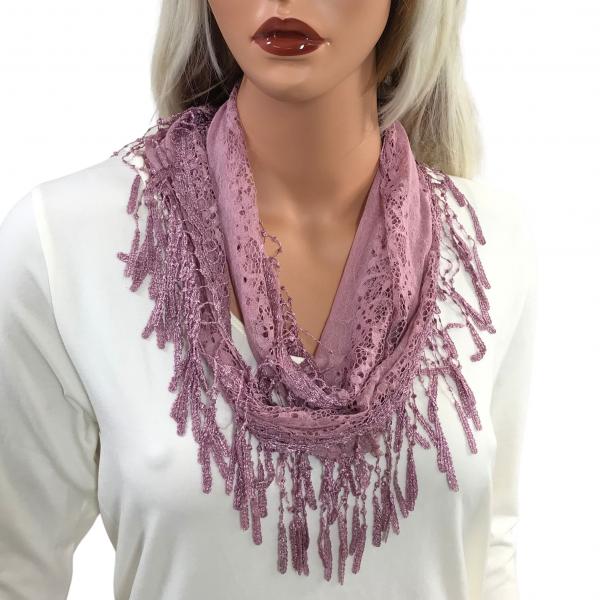 Fashion Tassel Lace Infinity Scarfs