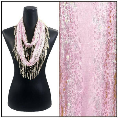 Fashion Tassel Lace Infinity Scarfs
