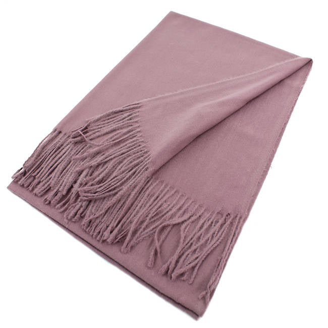 Large Cashmere Feel Scarf Shawls Solid Colors #002