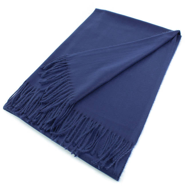 Large Cashmere Feel Scarf Shawls Solid Colors #002