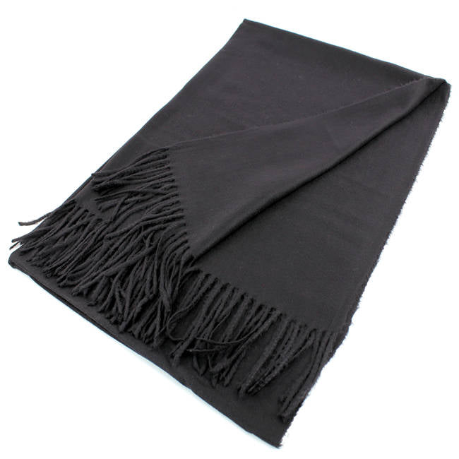 Large Cashmere Feel Scarf Shawls Solid Colors #002