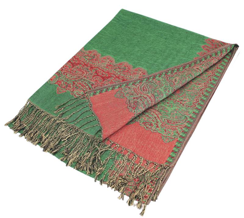 Border Pashmina Scarf Shawl 003