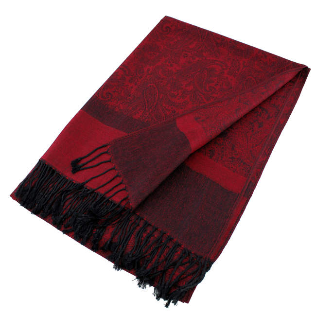 Light Paisley Pashmina Scarf Shawls 018