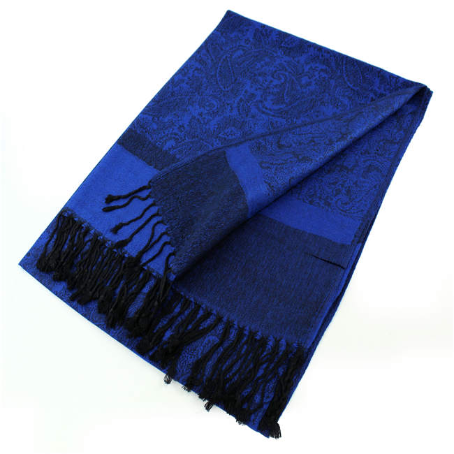 Light Paisley Pashmina Scarf Shawls 018