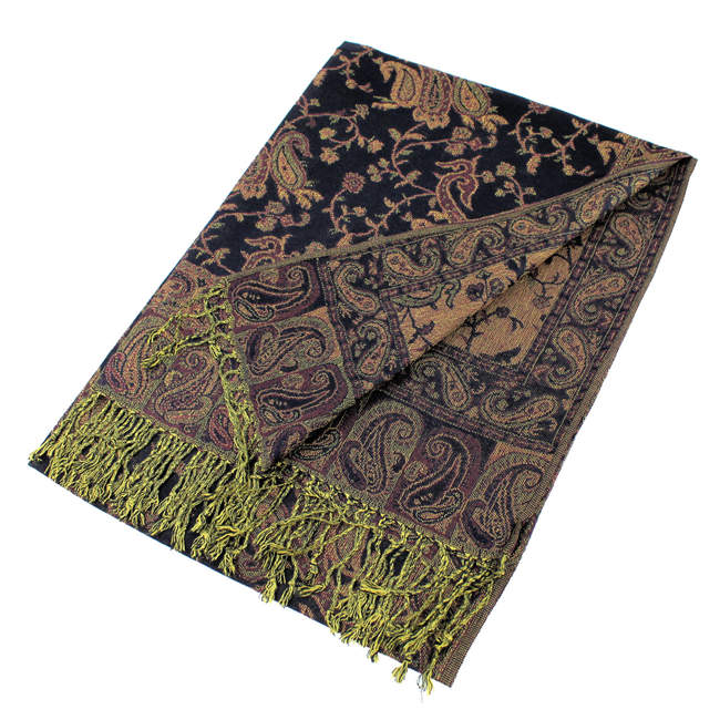 Paisley Pashmina Shawls Scarf 023