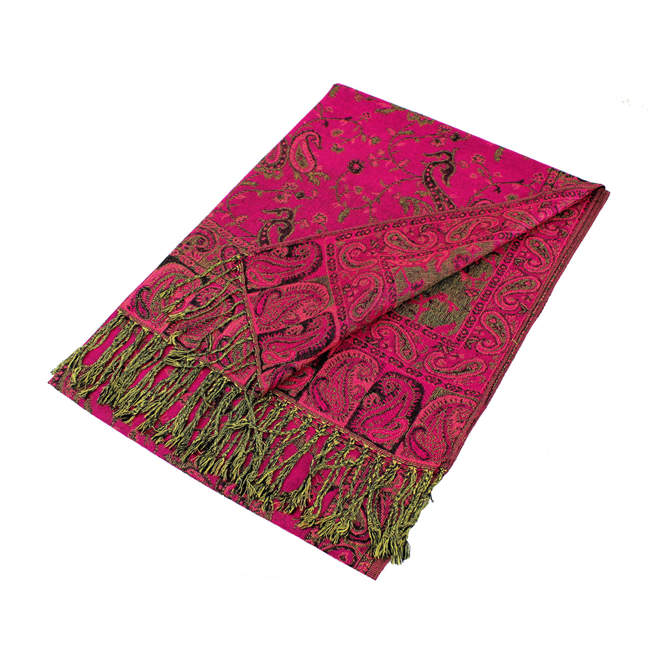 Paisley Pashmina Shawls Scarf 023