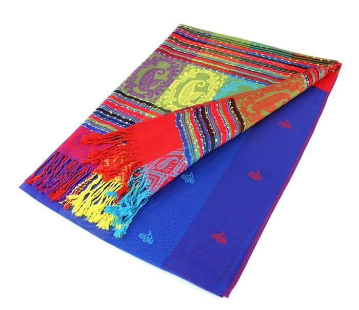 Rainbow Pashmina Scarf Shawls 056