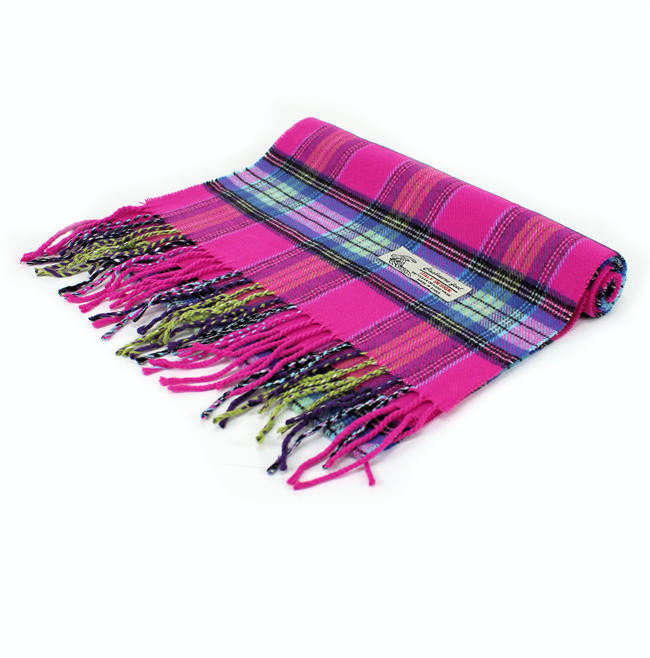 Plaid Cashmere Feel Scarf -CM31