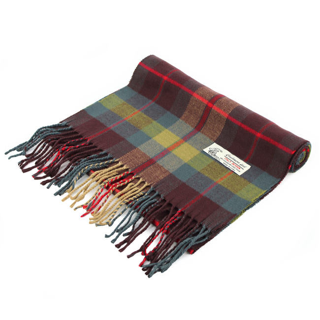 Plaid Cashmere Feel Scarf -CM35