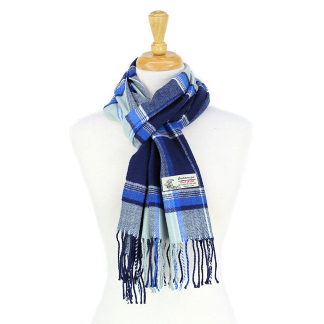 Plaid Cashmere Feel Scarf -CM33