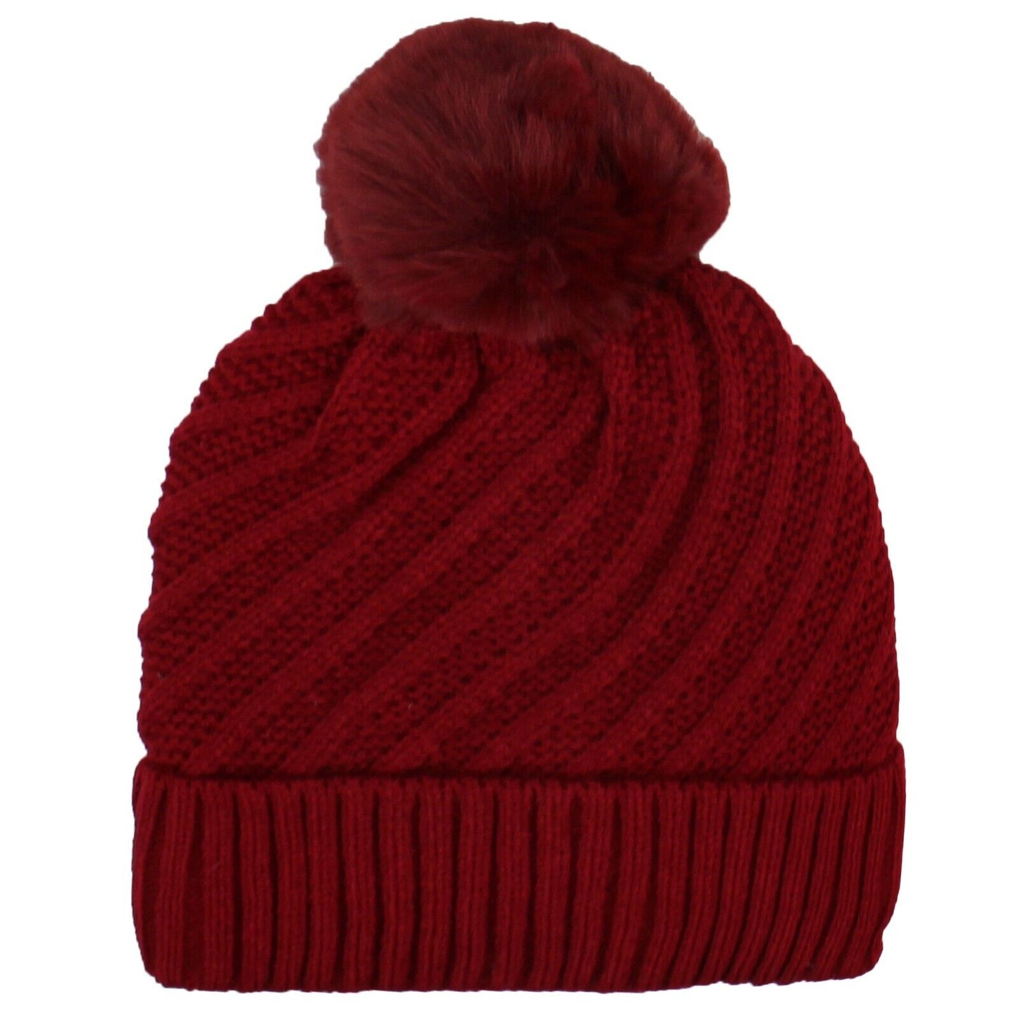 Women PomPom Beanies Hat, Winter Hats, Cold Weather Warm Knit 3739