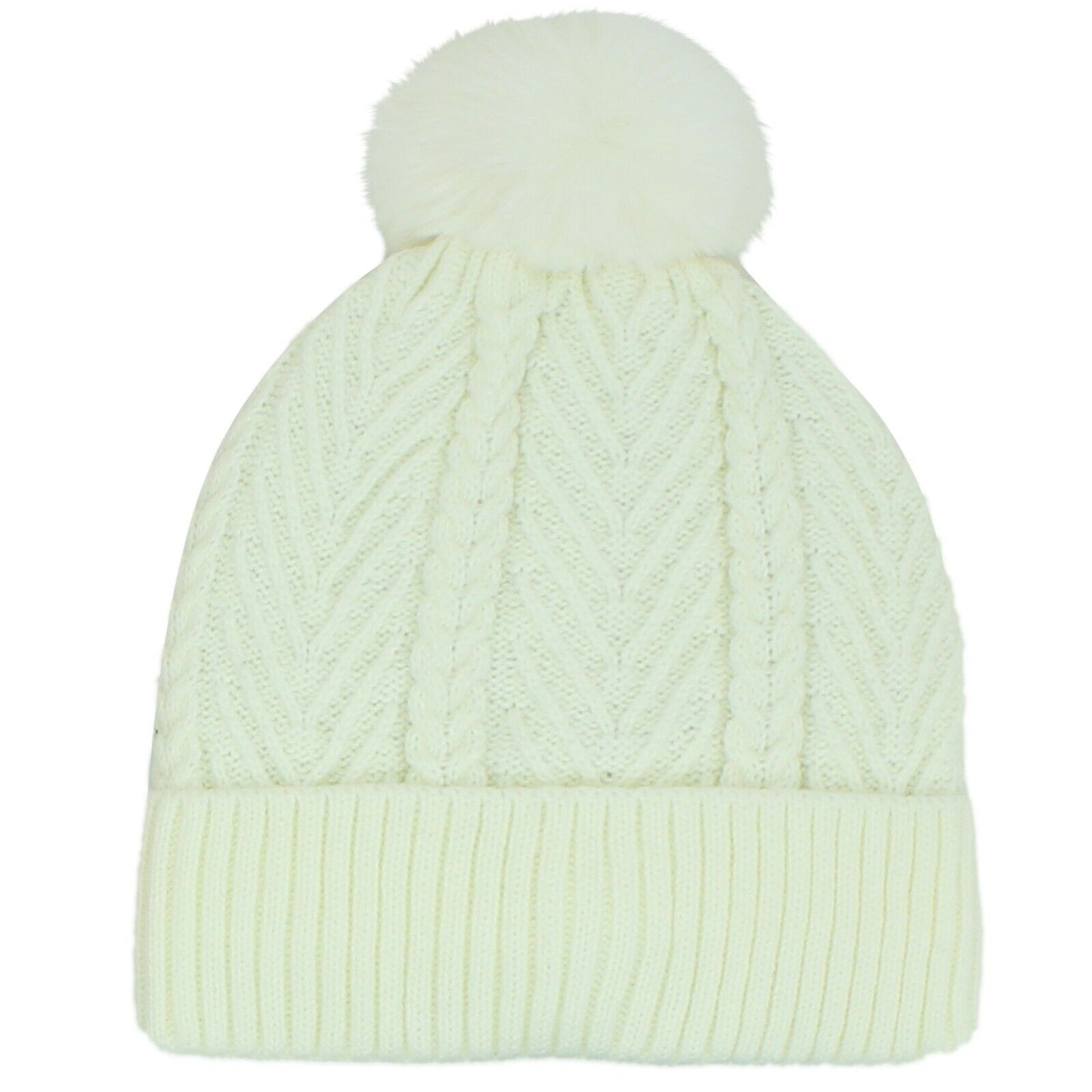 Women PomPom Beanies Hat, Winter Hats, Cold Weather Warm Knit 3735