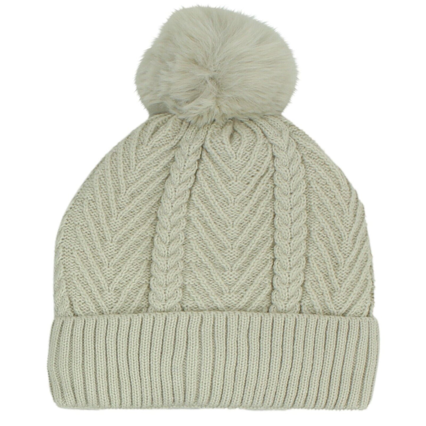 Women PomPom Beanies Hat, Winter Hats, Cold Weather Warm Knit 3735