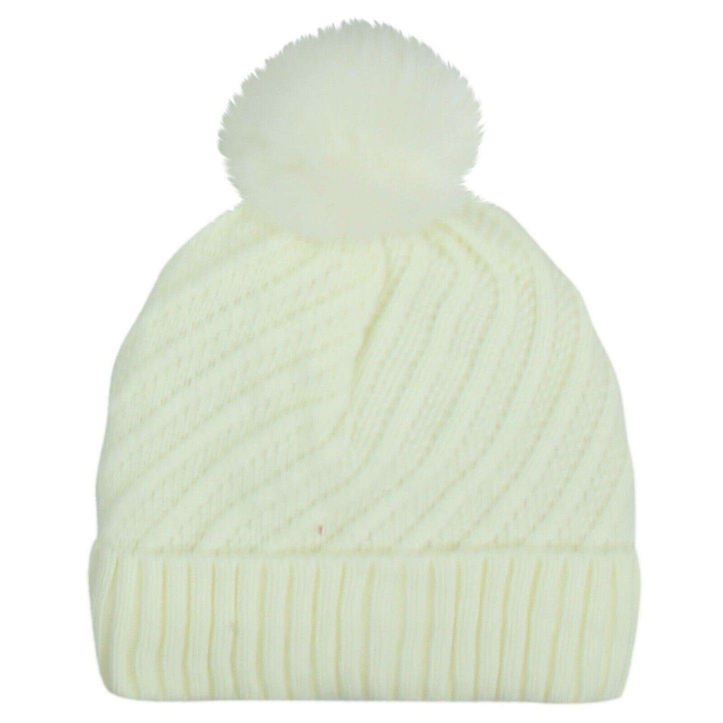 Women PomPom Beanies Hat, Winter Hats, Cold Weather Warm Knit 3739